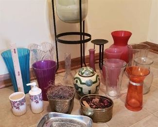 Candles and Vases