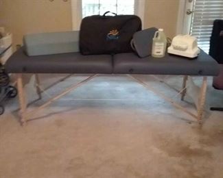 Massage Table and Gear