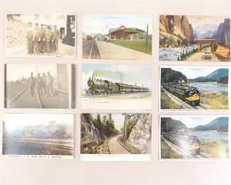 Antique and Vintage Railroad Real Photo (RPPC) etc. Postcards
