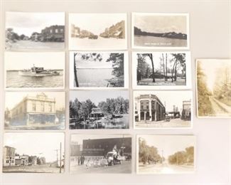 Lot of Real Photo Postcards (RPPC) of Of Various Minnesota Locations

