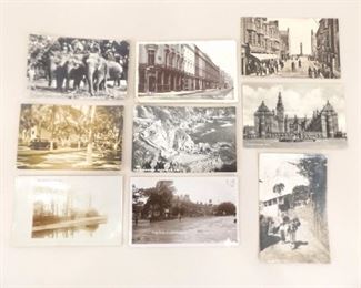 Lot of Vintage Real Photo Postcards (RPPC) of Foreign Places
