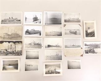 Lot of Vintage Real Photo Postcards (RPPC) and Photos of Military Ships etc.
