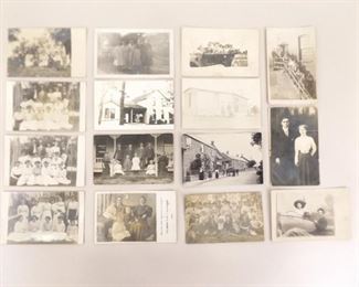 Lot of Antique Real Photo Postcards (RPPC) of Families and Couples
