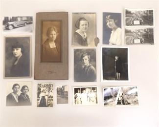 Lot of Antique and Vintage Photos of Women
