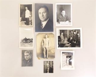Lot of Antique and Vintage Photos of Men
