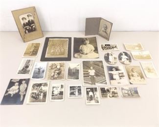 Lot of Antique and Vintage Photos of Children
