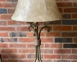 Metal table lamp. Photo 1 of 2. 
