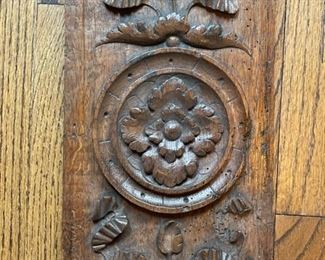 Vintage decorative carved wood adornment. 