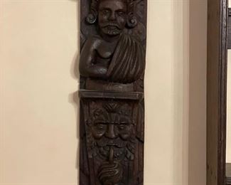 Antique carved wood ornamentation - 2 available. Photo 1 of 3. 