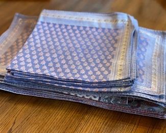 Sample of table linens. 