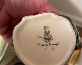 Small "Sairey Gamp" Toby Mug. Photo 2 of 2. 
