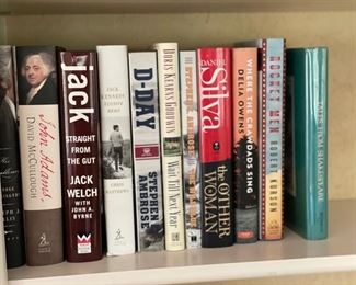 Sample of hardback and paperback books. Photo 2 of 2.