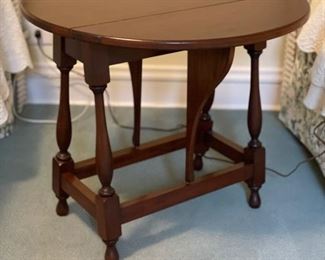 Replica drop-lead side table. 
