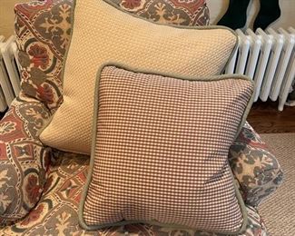 Sample of Throw Pillows. 