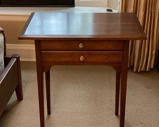 Replica Two-Drawer Side Table. 