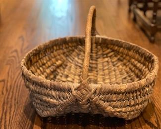 Antique Market Basket. 