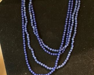 Lapid multi-strand necklace. 