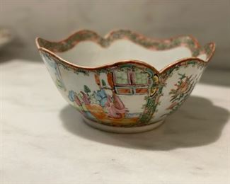 Antique Famille Rose Bowl. Circa 1850. Photo 1 of 5. 