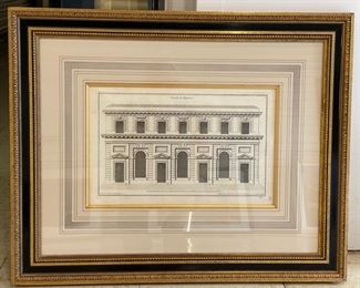 Architectural Print. Two Available. Photo 1 of 4.