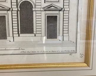 Architectural Print. Two Available. Photo 2 of 4.