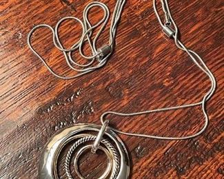 Silver Necklace. 