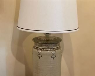 Stoneware Table Lamp. Photo 2 of 2. 