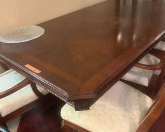 Dining table with 6 chairs