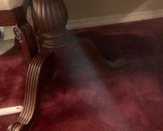 Base of dining table