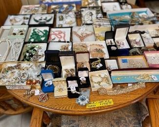 Nice selection of costume jewelry