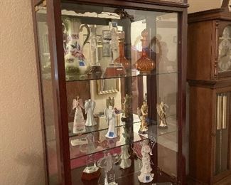 Very nice lighted display cabinet