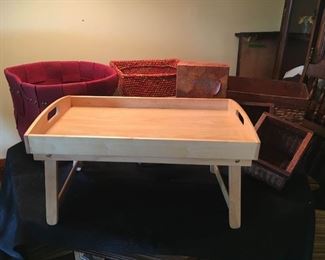 Baskets and Bed Tray