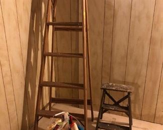 Ladder Pair Paint Supplies