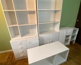 Large Group of Cabinets and Shelving