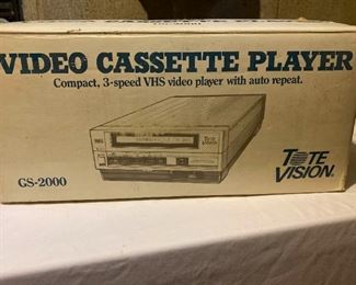Tote Vision Video Cassette Player