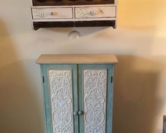 Wine Rack Storage Cabinet