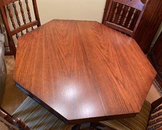 Wood Dining Table And 6 Chairs