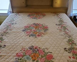 Headboard, frame, mattress and boxspring (3rd piece of 3 piece Ward Fort Smith bedroom set)