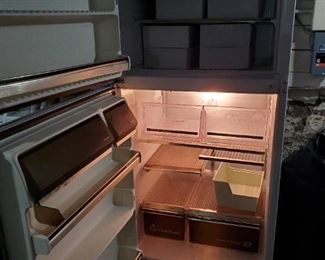 Inside the fridge