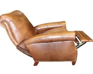 Nichols & Stone Brown Leather Recliner