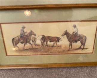 Gary Hawk painting signed