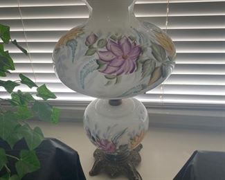 hand painted "Gone with the Wind" lamp