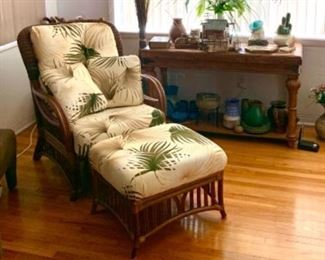 Leader’s Ratan Chair & Ottoman