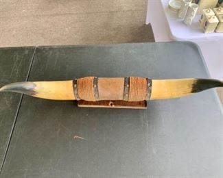 Authentic’s deer horns with leather wrap