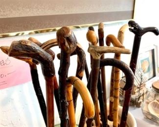 Fantastic collection of canes