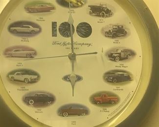 1993 Ford anniversary clock 