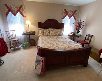 American Drew Queen Size Bed 791-313 R.  With Sealy Ease Electric Base Base Queen,  to Elevate The Head and Feet of the Bed. 