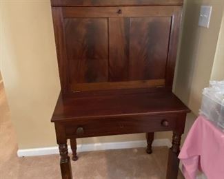 Antique Small Writing Desk Handcrafted 