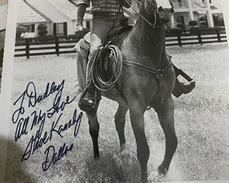 Autograph from Steve Kanaly Dallas TV Show