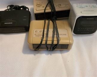 Variety of clock radios