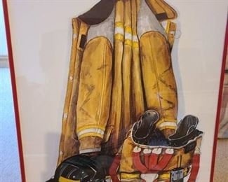 Framed wall decor, pencil signed by Deana M. Chappel 1118/1500, 18x24